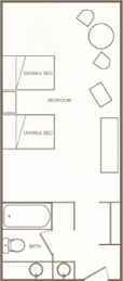 Hotel floor plan